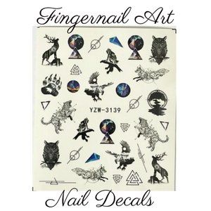 Fingernail Art Nail Decals Waterslide Transfer Stickers